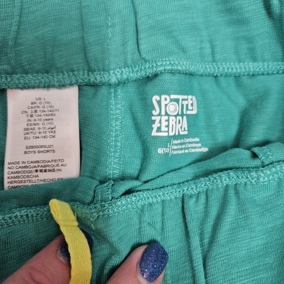 Girl's Cotton Bermuda Bicycle Shorts Lot of 3 Pair Spotted Zebra Brand Size L 10 - Picture 10 of 13